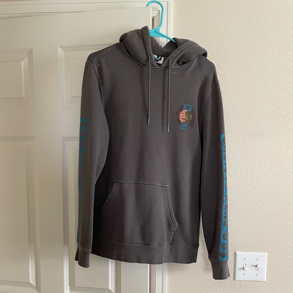 T&C Surf Designs Grey Graphic Hoodie